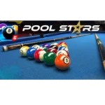 Realistic 3D pool table in Pool Stars online game